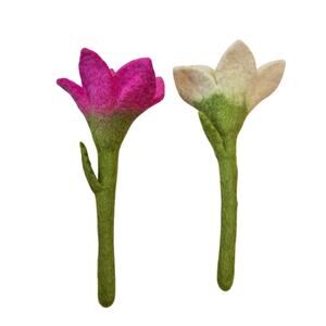 Lovevery Felted Flowers Floral Arrangement Toddler Toy 2 Pieces